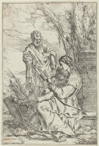 Holy Family with Mary Reading