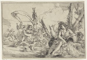Water (series title: The Four Elements) by Giulio Carpioni (I)