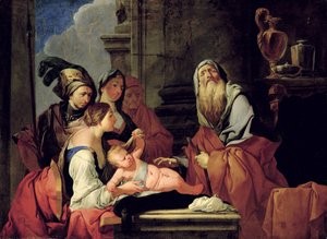 The Blind Prophet Tiresias with the Baby Narcissus