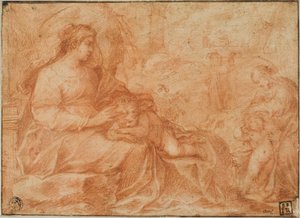 Rest on the Flight Into Egypt by Giulio Cesare Procaccini