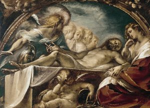 The Dead Christ with Angels