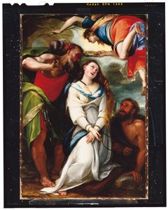 The martyrdom of Saint Agnes
