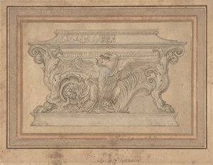 Design for a Casket with the Gonzaga Eagle