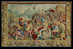 The History of Scipio: The Battle of the Ticinus, First Piece of the Tapestry