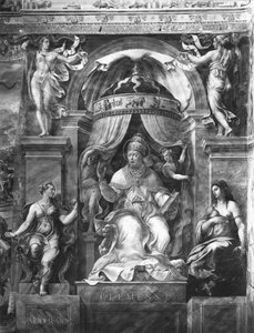 Pope Clement I (1-97) between Moderation and Clemency, Raphael Rooms