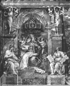 Pope Sylvester I (314-335) between Faith and Religion, Raphael Rooms