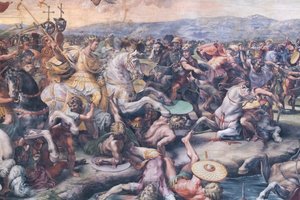 The Battle at the Milvian Bridge (detail)