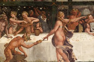 Wedding Feast of Cupid and Psyche (detail)