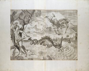 Perseus and Andromeda by Giulio Sanuto