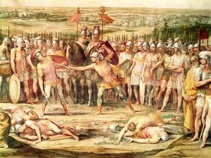 Battle between the Horatii and the Curiatii by Giuseppe Cesari