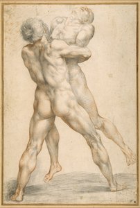 Hercules wrestling with Antaeus by Giuseppe Cesari
