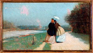 The Riverbanks of Arno by Giuseppe Abbati