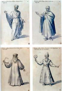 Costume Design for Classical Figures by Giuseppe Arcimboldi