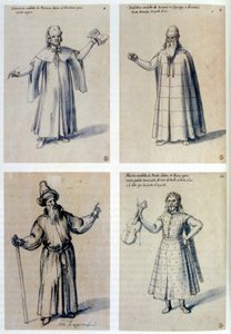 Costume Design for Classical Figures by Giuseppe Arcimboldi