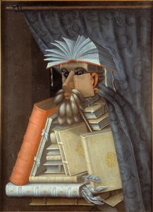 Portrait of a librarian, c.1566 by Giuseppe Arcimboldo
