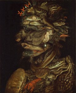 Allegory of Water by Giuseppe Arcimboldo Circle of .