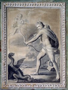 Apollo Killing the Snake Python by Giuseppe Bacigalupo