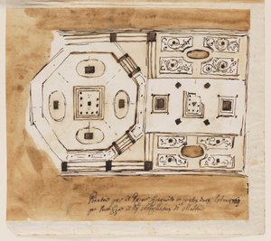 Centerpiece for the Ambassador of the Maltese Order by Giuseppe Barberi