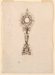 Design for a Monstrance by Giuseppe Barberi