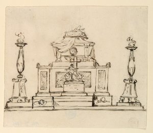 Elevation of a Sepulchral Monument by Giuseppe Barberi