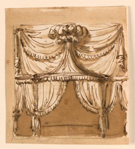 Elevation of an Alcove by Giuseppe Barberi
