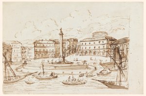 Port of Ajaccio, Corsica by Giuseppe Barberi