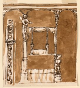Project for the Decoration of a Bed Alcove by Giuseppe Barberi