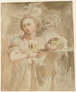 Salome with the Head of Saint John the Baptist by Giuseppe Bernardino Bison