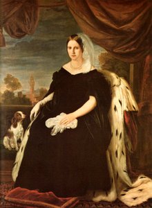 Portrait of Maria Antonietta of Tuscany by Giuseppe Bezzuoli