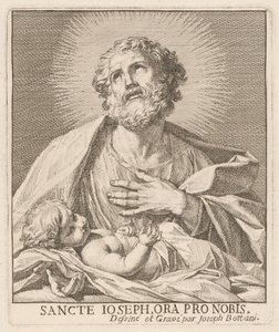 Saint Joseph and the Infant Jesus by Giuseppe Bottani
