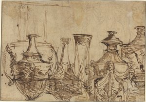 Designs for Vases by Giuseppe Cades