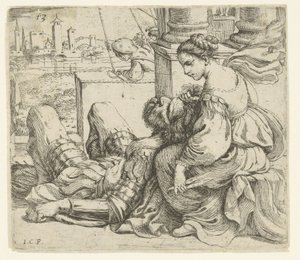 Samson and Delilah by Giuseppe Caletti