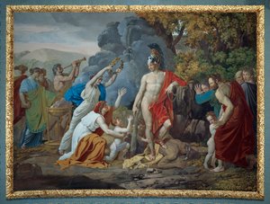 Theseus and the Minotaur by Giuseppe Cammarano
