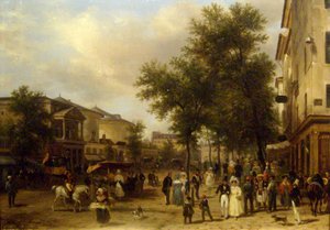 View of Boulevard Montmartre, Paris