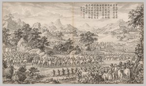 Receiving Surrender from the Eli by Giuseppe Castiglione