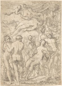 Allegory with Mythological Figures by Giuseppe Diamantini