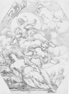 Dido on the Funeral Pyre by Giuseppe Diamantini