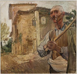 Man with a Pipe by Giuseppe Graziosi