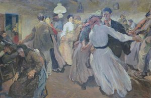 Village Dance by Giuseppe Graziosi