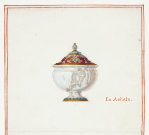 Agate Covered Bowl