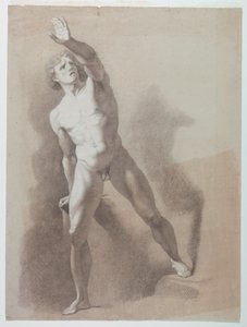Academic Study of a Male Nude