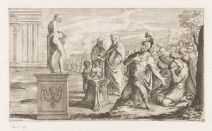 Aeneas Offers to Apollo (Wanderings of Aeneas) by Giuseppe Maria Mitelli