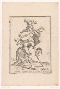 The Poor Carry the Rich (Così va il mondo) by Giuseppe Maria Mitelli