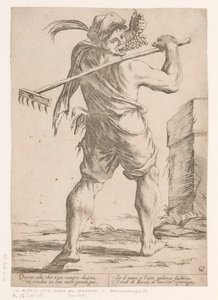 Grape Picker by Giuseppe Maria Mitelli