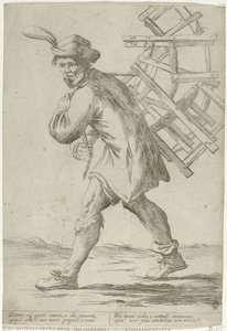 Chair Seller by Giuseppe Maria Mitelli