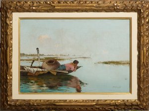 Calmness, Venetian Lagoon by Giuseppe Miti Zanetti