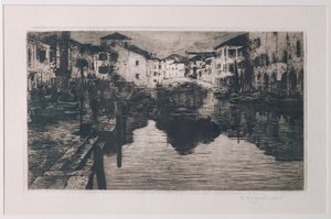 The Fish Market Canal in Chioggia