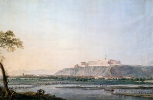 French army crosses Scrivia, Napoleonic wars by Giuseppe Pietro Bagetti