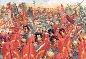 Battle of Carrhae by Giuseppe Rava