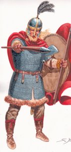 Barbarian leader (Visigoth Goth or Vandal) by Giuseppe Rava